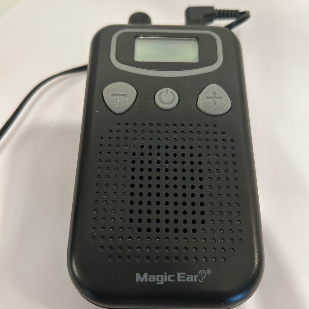 Magic Ear Black and Gray Radio